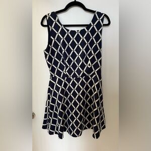 Blu Pepper Navy and White Large Dress